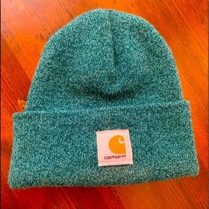 Teal Carhartt hat